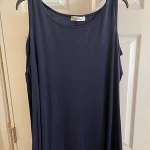 Peek-a-boo shoulder long sleeve dress